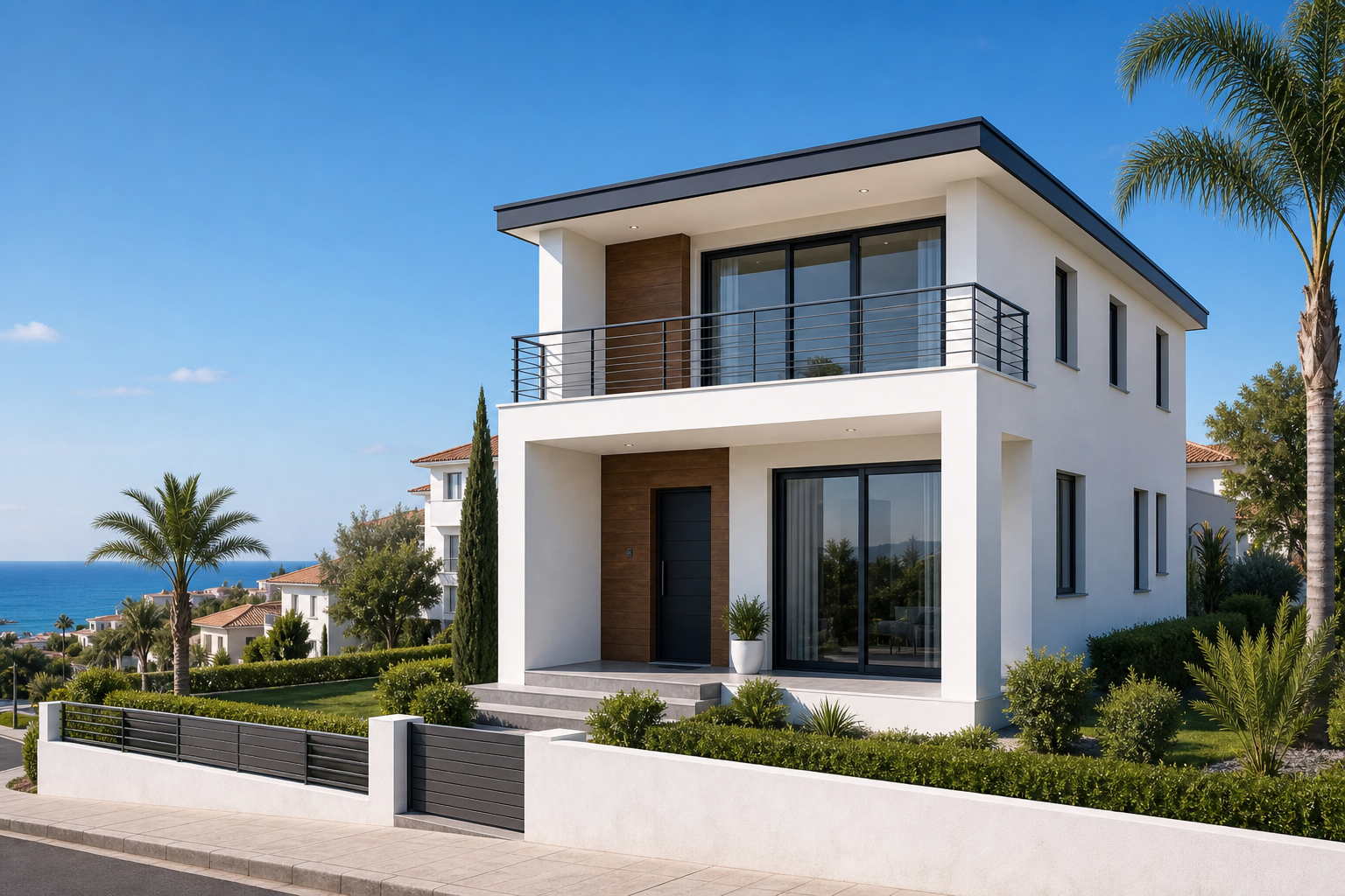 Paphos Quad Flex — steel frame prefab home in Paphos