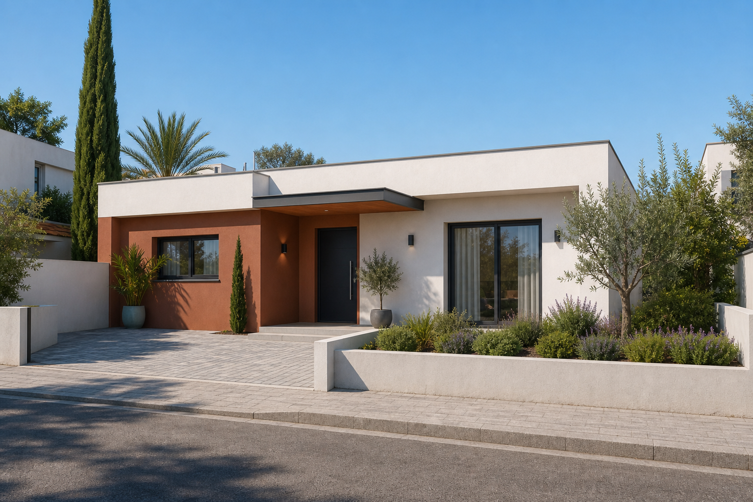Engomi Duo — steel frame prefab home in Engomi, Nicosia