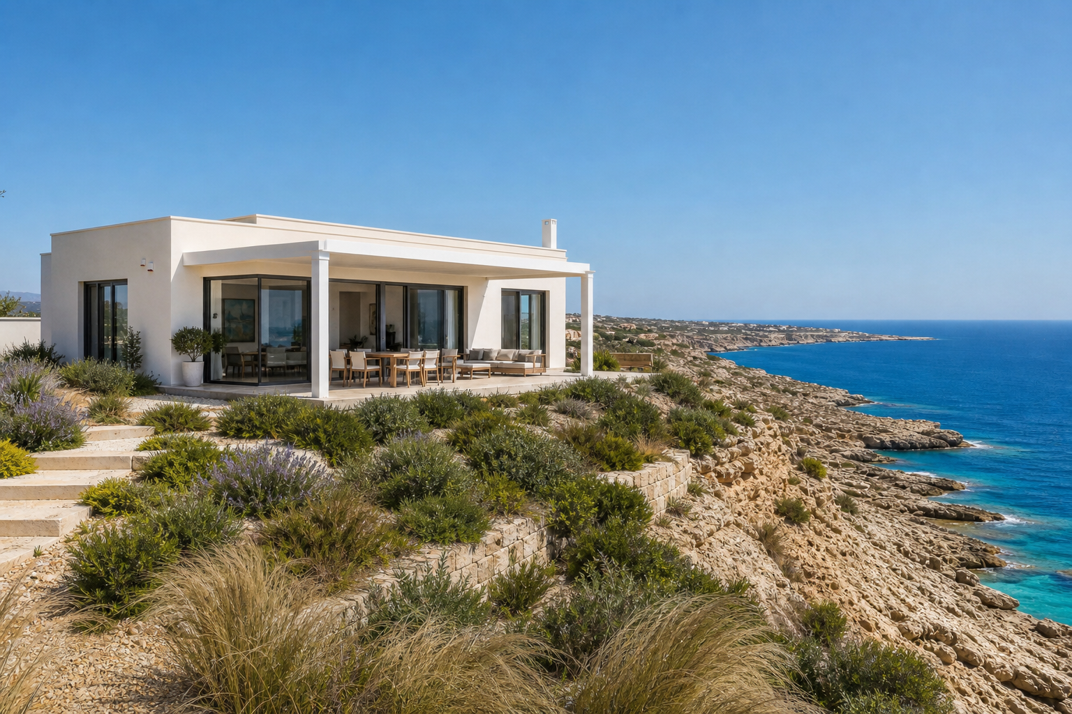 Paphos Family Home — 3-bedroom μονώροφο prefab home in Paphos, Cyprus
