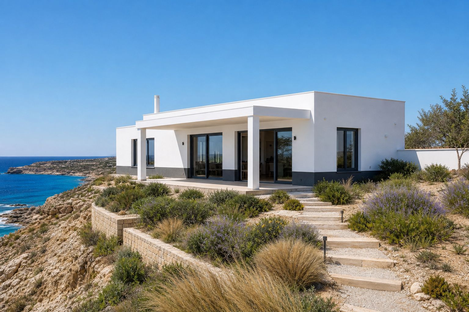 Softades Family — 3-bedroom μονώροφο prefab home in Softades, Larnaca, Cyprus